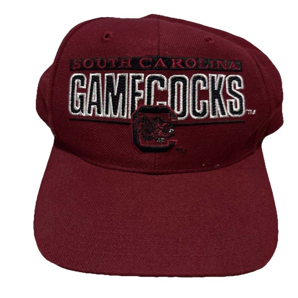 Vintage South Carolina Gamecocks Sports Specialties Block Spellout Snapback Hat